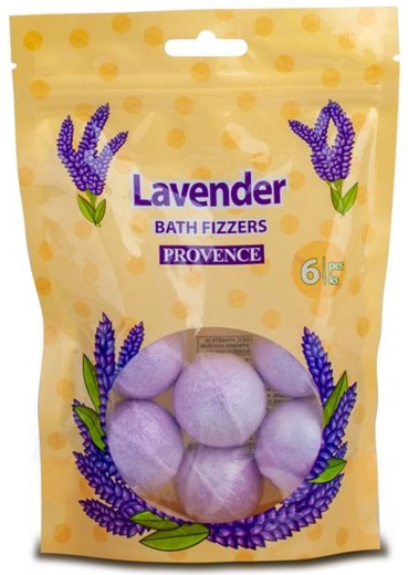 Bombas efervescentes para el baño Provence lavanda 6 uds.