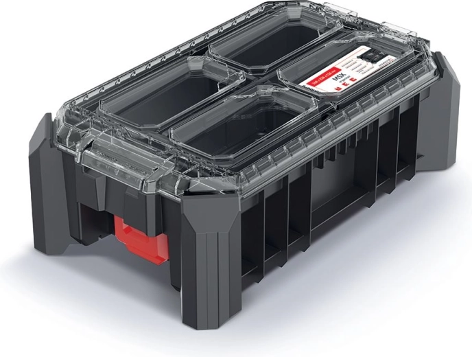 Organizador modular MSX 36,8 × 22,8 × 12,6 cm, negro