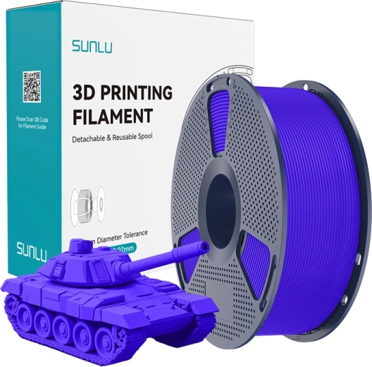 Sunlu PLA+ High‑Speed filamento azul 1,75 mm