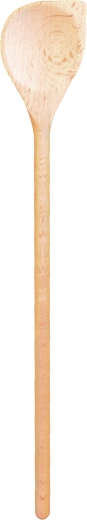 Cuchara de cocina ovalada con esquina, 30 cm, de madera de haya