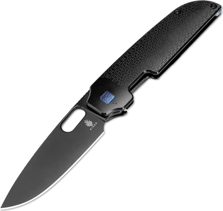 Kizer Varatas – navaja de bolsillo, titanio negro, hoja de 8,3 cm
