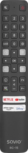 Mando a distancia universal de repuesto para televisores TCL Smart TV RC-15