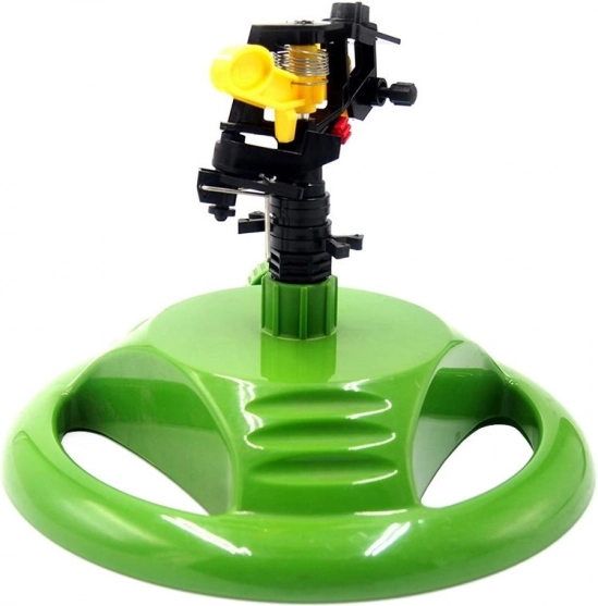 Aspersor rotativo de pulso con base – verde