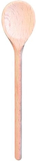 Cuchara de madera redonda 20 cm