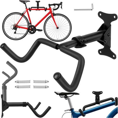 Soporte de pared para bicicleta Trizand 30 kg, plegable y ajustable