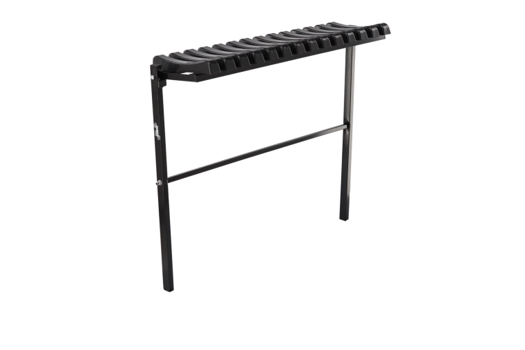 Banco plegable para cementerio 86 cm negro - 1 unidad