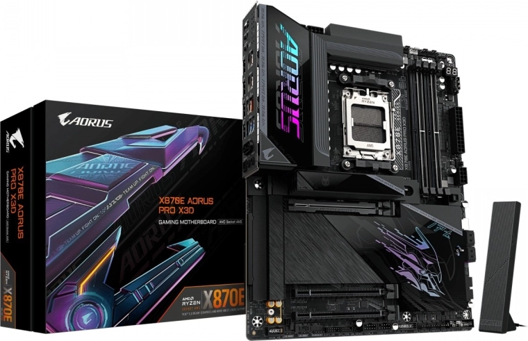 Placa base Gigabyte X870E Aorus Pro X3D AM5