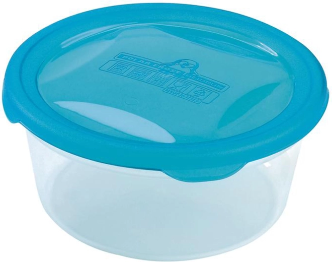 Recipiente de plástico HEIDRUN Polar Frost 0,8 l redondo