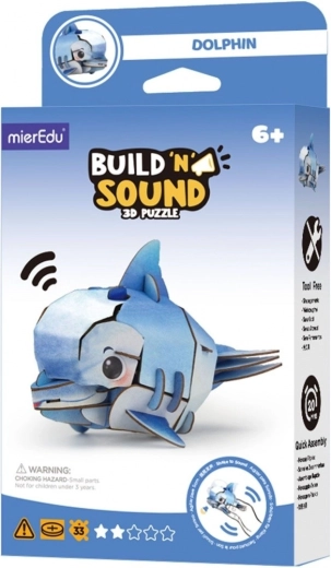 Puzzle 3D MierEdu monta y escucha – delfín