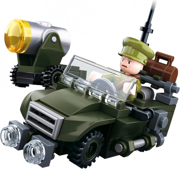 Jeep de patrulla Sluban WWII