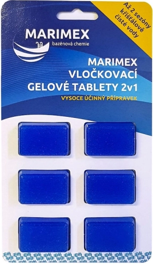 Tabletas de gel floculante Marimex 2en1