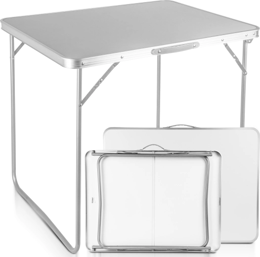 Mesa turística plegable CAMP 80 blanca