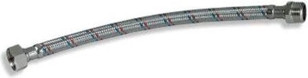 Manguera de alimentación de acero inoxidable 3/4'' x 3/4'' 40 cm