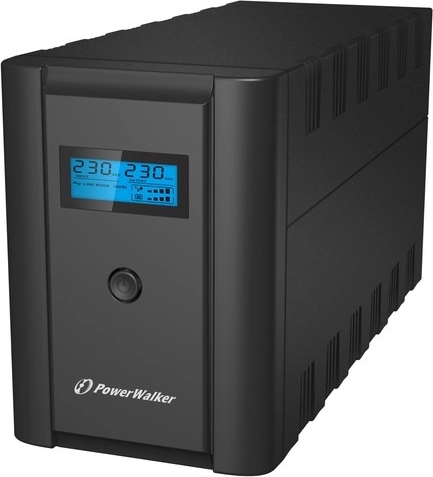 Fuente de alimentación de respaldo UPS PowerWalker VI 1200 LCD line-interactive 1200 VA