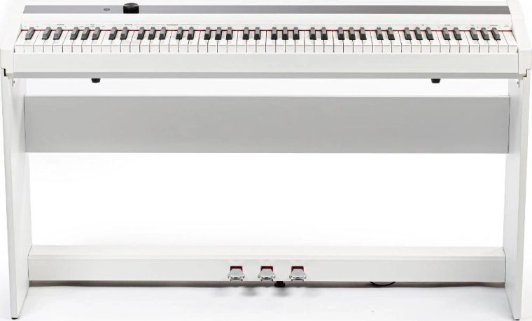 Piano digital SDP 50 WH con soporte y pedales