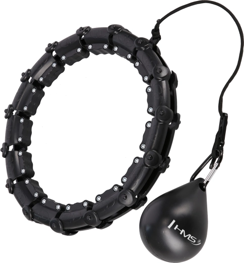 Aro inteligente de masaje con peso HMS HHW02, negro