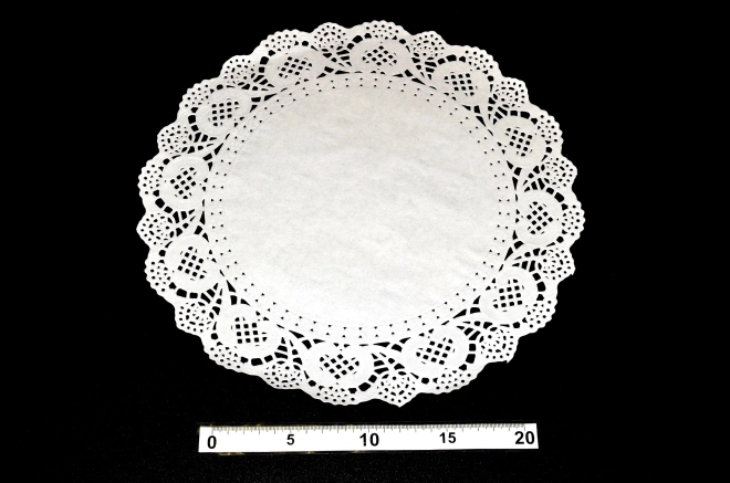 Blonda de papel para tarta 32 cm, 8 uds