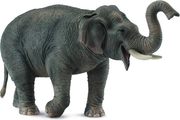 Figura de plástico de elefante asiático