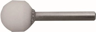 Piedra abrasiva esférica con vástago de 20 mm, grano 60