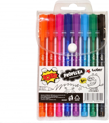 Set de bolígrafos de colores TOTO