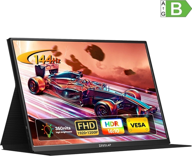Monitor portátil ZEUSLAP P16 Ultra 16" WUXGA 144 Hz