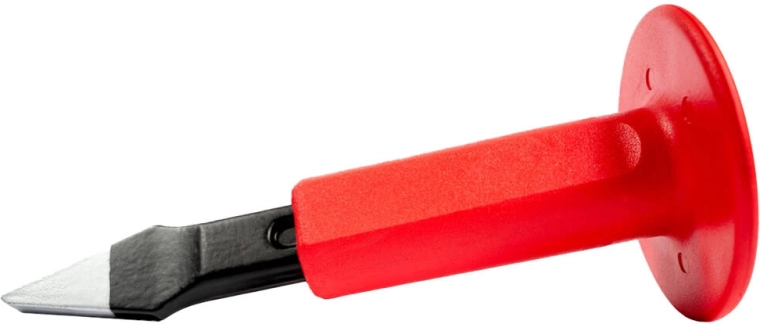 Cincel cruzado de cerrajero con funda protectora de PVC 200 mm ZBIROVIA