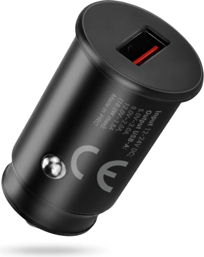 Cargador de coche everActive CC-15Q con carga rápida QC 3.0, 18 W, 1x USB-A