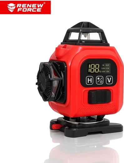 Nivel láser RENEW FORCE 4D 360° con láser verde