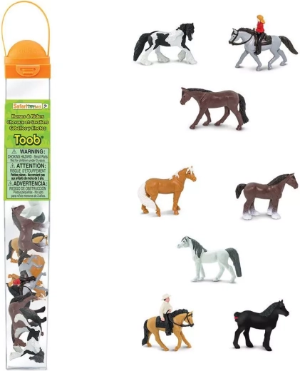 Safari Ltd. tubo de caballos y sus jinetes