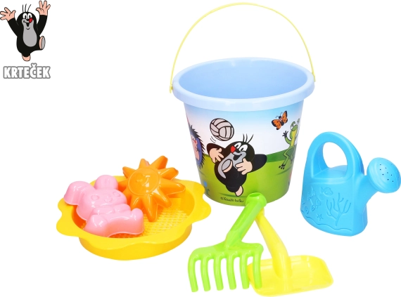 Juego de arena Krtek grande 3,5 l azul