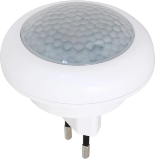 Luz nocturna LED para enchufe con sensor de movimiento y crepuscular - 1 unidad