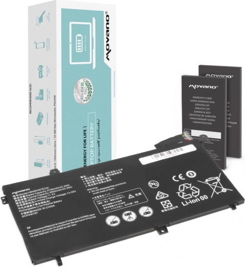 Batería Movano para Huawei MateBook D (HB46K497ECW) 3700 mAh / 42,2 Wh