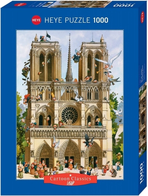 Puzle de 1000 piezas – Viva Notre Dame (HEYE, Loup)