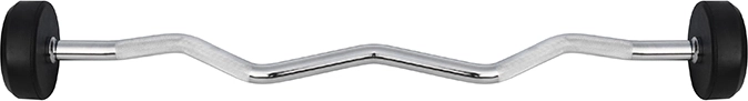 Barra EZ curvada de dos manos HMS Premium 10 kg