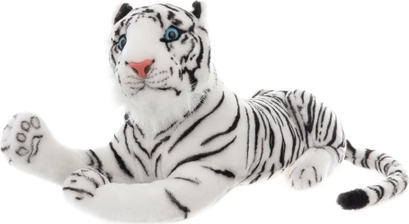 Tigre blanco de peluche 55 cm
