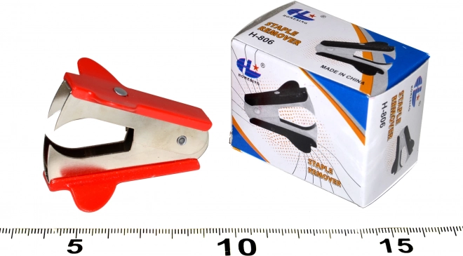 Quitagrapas tipo pinza Wiky rojo