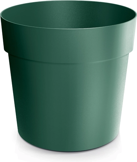 maceta GROWER 15,9 cm verde de plástico