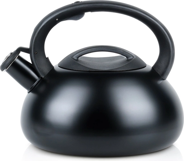 Vilde tetera de acero inoxidable con silbato 3 l negra - 1 unidad