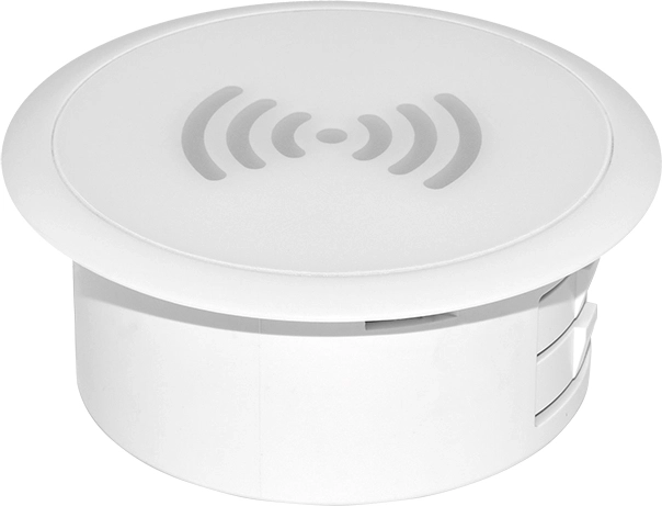 Solight cargador inalámbrico empotrable Qi 15 W blanco
