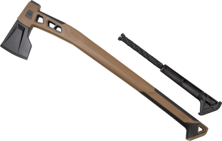 Hacha Gerber Bushcraft Axe Coyote con funda de nailon