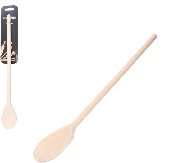 Cuchara de cocina sueca de madera de haya de 40 cm