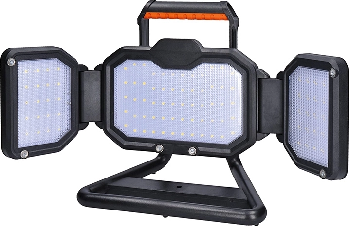 Solight reflector LED portátil recargable 50 W 5000 lm naranja-negro