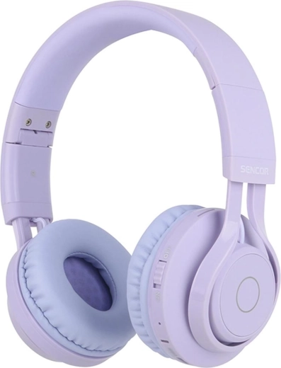 Auriculares inalámbricos infantiles Sencor SEP Frieza morados
