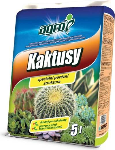 Sustrato para cactus y suculentas 5 l AGRO