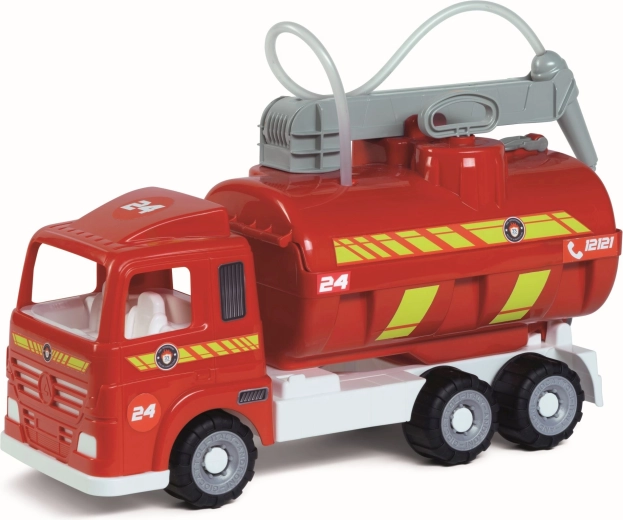 Camión de bomberos Androni con pistola de agua y ruedas de goma, 52 cm