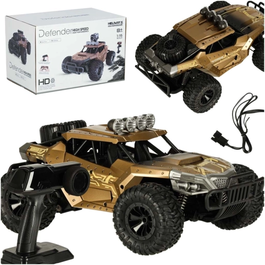 Coche RC todoterreno Drift 20 km/h marrón