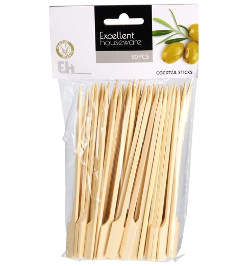 Brochetas de bambú 15 cm – set de 50 uds.