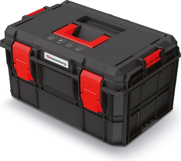 Maletín modular para herramientas X-Block Pro, 546 × 380 × 307 mm, negro