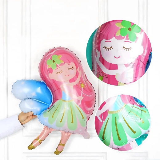 Set de globos de cumpleaños Hada, 5 uds