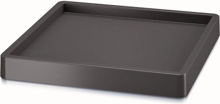 Base con ruedas para maceta, cuadrada 29,2 × 29,2 cm, antracita